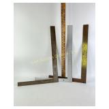 (3) L-square 24" rulers