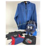 Under armor cinch sack/bag, new, Russell athletic