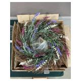 20" artificial wreath, new in box