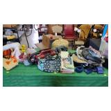 Two Vera Bradley purses, other purses, gift bags,