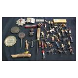 Hispanic miniatures- mariachi, animals, etc, belt