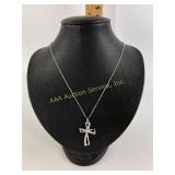 925 sterling silver cross necklace