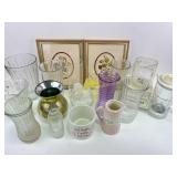 Vases, pictures, blender