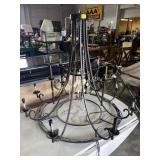 Chandelier with bead decorations