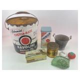 Havoline Motor Oil bucket, German tin, Droste