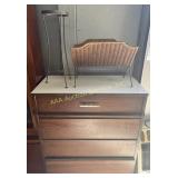 Particle board dresser (40.75in tall, 34in wide),