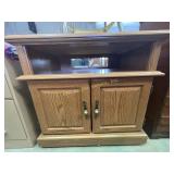 Microwave cabinet on wheels (27.5in tall, 29.5in