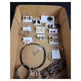 Costume jewelry, earrings, necklaces, bracelets