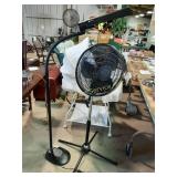 Flexible arm floor lamp, 53" tall. black