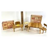 Vintage Strombecker doll furniture, 8 inch doll
