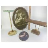 Cupid asleep MB Parkinson 1897 framed oval prints