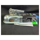 Dual fit fast lock coupler and a bag of rope