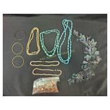 Costume jewelry, necklaces, bracelets