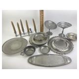 Large pewter lot - many dents