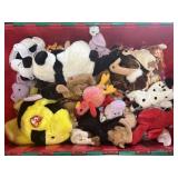 Beanie Babies, plastic storage tote