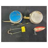 Vintage fishing reels- pemco and martin automatic