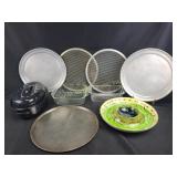 Baking dishes, cutting boards, plastic food