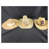 Three Kentucky Derby hats