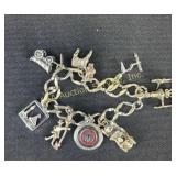 Sterling charm bracelet
