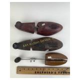 Vintage Cobbler shoe forms x3