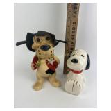 Coin banks- deputy watchdog, snoopy
