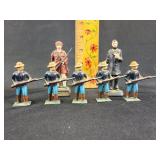 Metal miniatures- soldiers, soldier made in japan