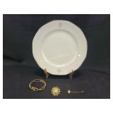 Order of the Eastern Star bracelet, pin, brooch,