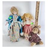 Porcelain dolls x2, Boyd