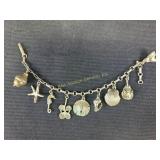 Sterling charm bracelet