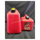 5 gallon gas can, 2 gallon gas can