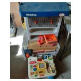 Little tikes play workshop, dirty. fisher price