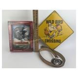 F.O.E enameled buckle w/leather belt, Cincinnati