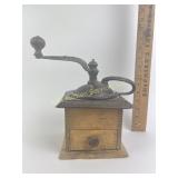 Antique coffee grinder