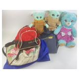 Pizza King jacket, totes, small Nike backpack,