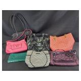 Assortment of purses including Victoria