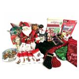 Assortment of Christmas decor, miniature Disney