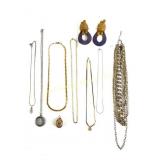 Costume jewelry, necklaces, earrings, pendant,