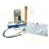 Heating pad, stethoscopes