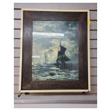 Assortment of framed pictures