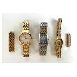Womens gold Bulova watch, silver Citizens watch