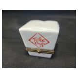 PHB Chinese takeout container porcelain trinket
