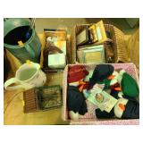 Platzgraff vase, large watering can, birdhouse,