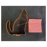 Martha Stewart By Mail Halloween cat copper