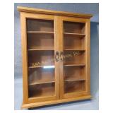 Wooden display cabin