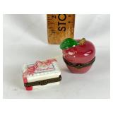 Midwest of Cannon Falls Apple porcelain trinket