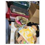 Taro patch doll- discoloration, wear and tear,