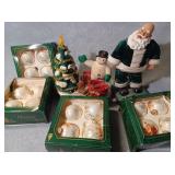 Christmas bulbs, Santa