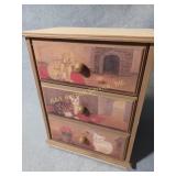Cat jewelry box 3 drawer