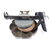 Vice, Cast Iron nuts & bolts sorter, grinders,