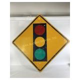 41.5in x 30in Traffic light sign